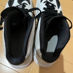 美品！ナイキ　Nike Hyperfuse バスケットシューズ ホワイト/ブラックの画像