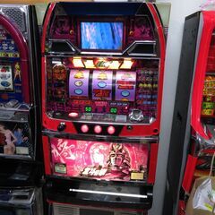 パチスロ実機 初代 北斗の拳 ユリアパネル コイン不要機付き ス...