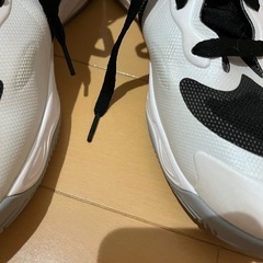 美品！ナイキ　Nike Hyperfuse バスケットシューズ ホワイト/ブラックの画像