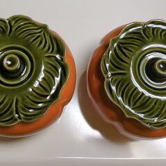 食器にも小物入れにも　柿型　陶器の画像