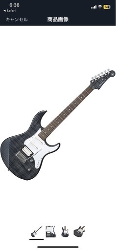 エレキギターYAMAHA ( ヤマハ ) Pacifica212VFM TBS エレキギター、zoom エフェクター付き 