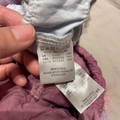 パンパンチュチュ　フリフリボトム　水色　パープル　ビブ　まとめ売り　70-80の画像
