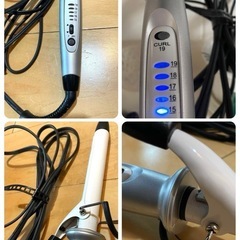 クレイツ19mmヘアアイロン、ワンダムブラシアイロン　2つまとめての画像