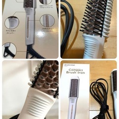 クレイツ19mmヘアアイロン、ワンダムブラシアイロン　2つまとめての画像