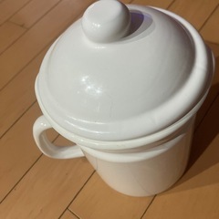 ニトリ　ホーロー　オイルポットの画像
