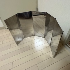 CAPTAIN STAG ウインドスクリーン ステンレス製未使用品の画像