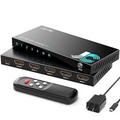 JCHICI HDMI 切り替え器 4入力1出力 4K@60Hz...