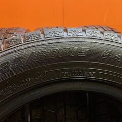 【走行短め】GOODYEAR ICENAVI7 185/60R15 15インチ スタッドレス 4本 22年製 フィットシャトル インサイト ヤリス グレイス等　(KTH300)の画像