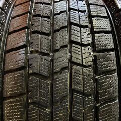 【走行短め】GOODYEAR ICENAVI7 185/60R15 15インチ スタッドレス 4本 22年製 フィットシャトル インサイト ヤリス グレイス等　(KTH300)の画像