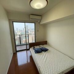 無印 ダブルベット マット付き 引き出し2個付き