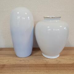 値下げ可 深川製磁 花瓶 花器 花入 陶器 有田焼 フラワーベース あやめ の画像
