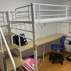 値下げしました。システムベッドデスク