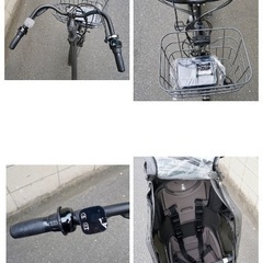 {受付中}🔴⭐️2024⭐🔴電動自転車 ブリヂストン bikke 20インチ 子供乗せ 中古 060601の画像