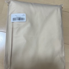 【新品】掛け布団カバー　シングル・150x210cm ベージュ 　の画像