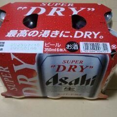 Asahi super"DRY"6缶