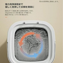 人気早い者勝ち！新品✨ 小型洗濯機 コンパクト 脱水 折りたたみ 洗濯 別洗い 脱水機能付き バケツ型洗濯機の画像
