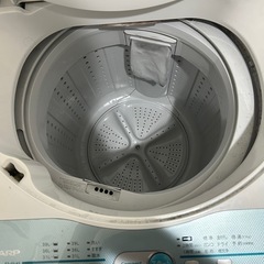 シャープ洗濯機　容量4.5kgの画像