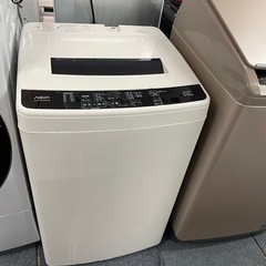 配送可能　保証付き　AQUA 5.0kg全自動洗濯機 【洗濯槽自...