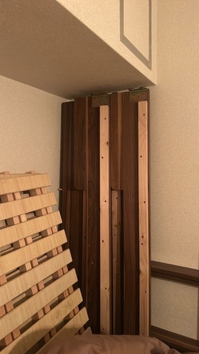 2段ベット 宮付き 本棚 テレビ台 コンセント4箇所 ブラウン 耐荷重700kg