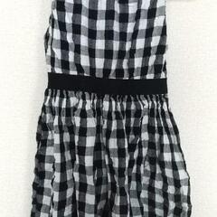 THE SHOP TK ノースリーブチェック柄ワンピース 120cmの画像