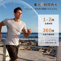 【新品】骨伝導イヤホン　IPX55防水の画像