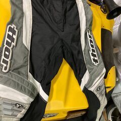 thor モトクロスパンツ 40 ブラック グレー ジップアップ...