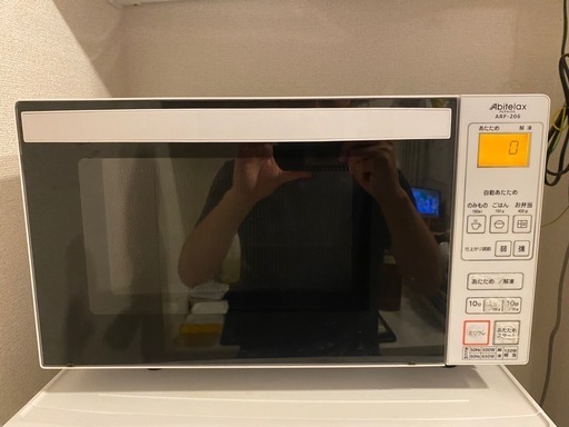 Abitelax 中古 電子レンジ アビテラックス フラット庫内 単機能