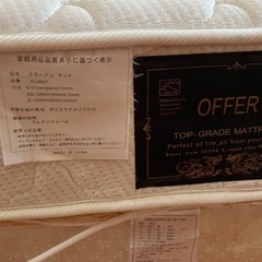 ベッドフレーム、マットレスの画像
