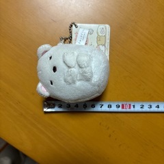すみっコぐらし おやすみマスコットキーチェーン タグ付きの画像