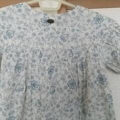 3can4on (サンカンシオン)花柄 半袖ワンピース 120cmの画像