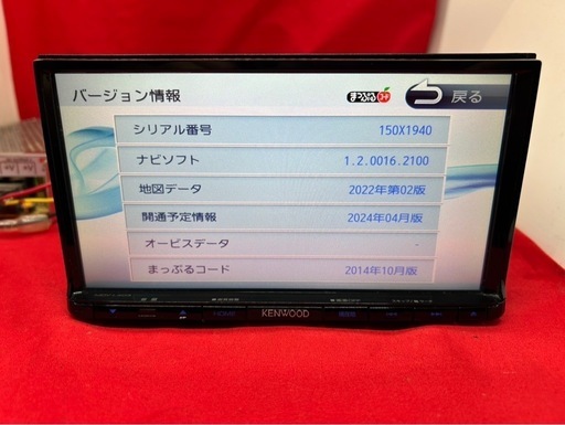美品KENWOOD 2024年春地図 MDV-L404W 新品バックカメラ付｜Yahoo