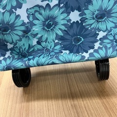 未使用 美品 キャリーエコバッグ ブルーの画像