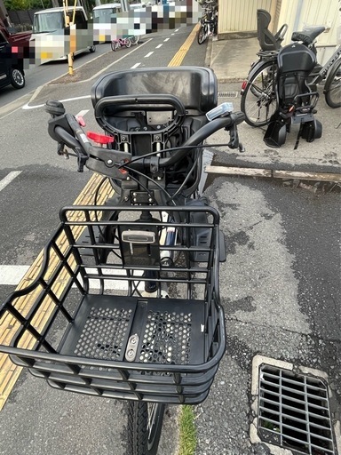 中古20インチYAMAHA電動アシスト自転車　前子乗せ付き　12.3Ah