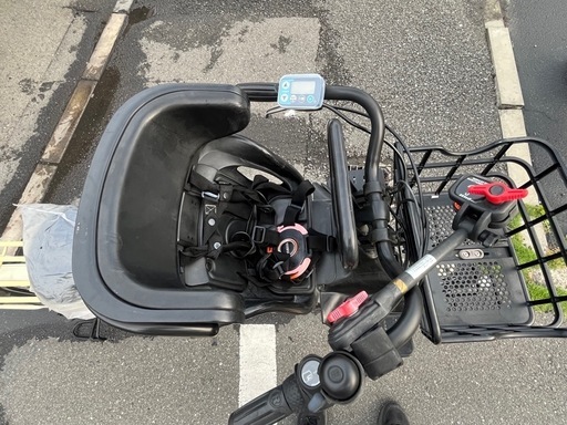 中古20インチYAMAHA電動アシスト自転車　前子乗せ付き　12.3Ah