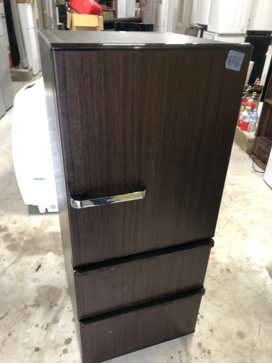 NO B366 ?福岡市内配送設置無料✨?AQR-SV27J-T 冷蔵庫 SVシリーズ ウッドブラウン [272L /3ドア /右開き