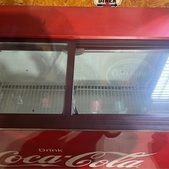 夏場に大活躍間違い無しです！　コカ・コーラ 当時物 昭和レトロ Coca Cola コカコーラ 冷蔵庫　Coca-Cola 現役の画像