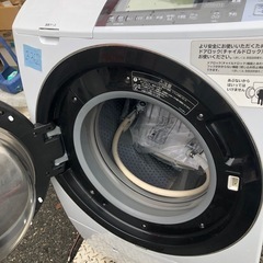 NO B362 🌈福岡市内配送設置無料✨🌈日立 HITACHI ビッグドラム ななめ型ドラム式洗濯乾燥機（11.0kg） 左開き ライトベージュ BD-S8800L の画像