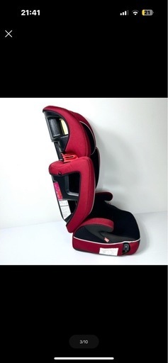 美品 ?????? ジュニアシートエアグルーヴAG レッド