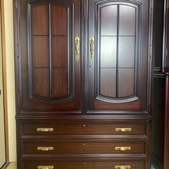 府中家具  高級洋服タンス  3点セット 美品の画像