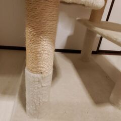 きれいめ キャットタワー FEANDREA キャットタワー据え置き  低層 ハンモック 爪とぎ  シニア猫の画像