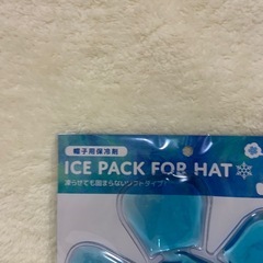 帽子用保冷剤の画像