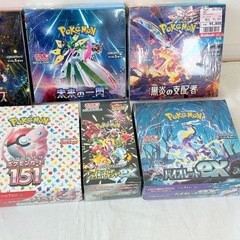 【新品シュリンク付】ポケモンカードbox 9点セット　の画像