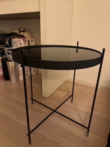 ZUIVER 円形センターテーブル 黒 Zuiver コーヒーテーブル ロー