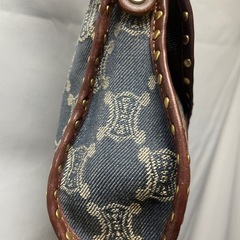 美品✨希少✨CELINE パリマカダム トリオンフ デニム　ワンショルダーバッグの画像