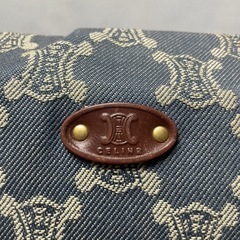 美品✨希少✨CELINE パリマカダム トリオンフ デニム　ワンショルダーバッグの画像