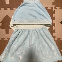 ディズニープリンセス　アナと雪の女王　エルサ服　100サイズの画像
