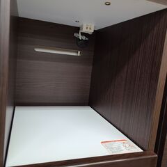 J9874　NITORI　ニトリ　キッチンボード　アルミナ2　120KB-DBR　ダークブラウン　クリーニング済み【リユースのサカイ柏店】参考価格99,990円の画像