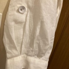 【美品】ESPLE リネンホワイトVネックチュニック　40の画像