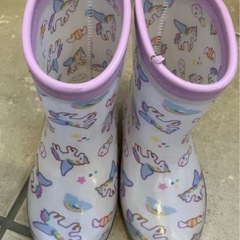 西松屋　ユニコーン柄レインブーツ 15.0cmの画像