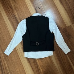 フォーマルスーツ　ブラック　120cmの画像
